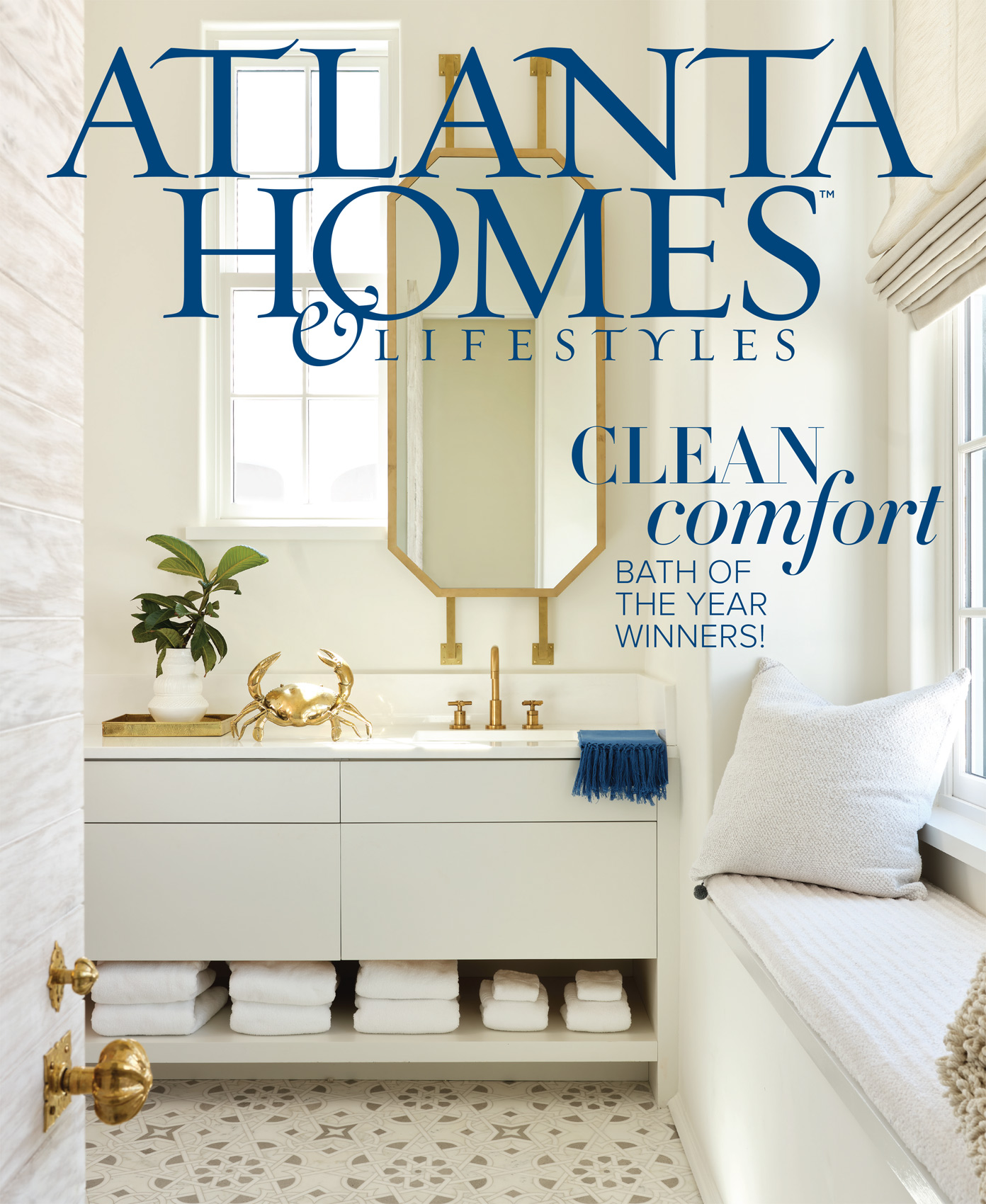 Melanie Turner Interiors July 2020 cover photographed by Mali Azima. 