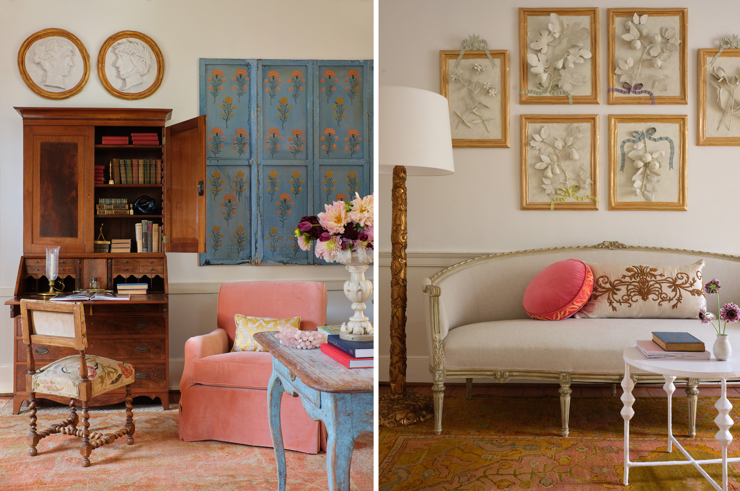 Classic Virginia House designed by Janie Molster, photographed by Mali Azima for her book House Dressing. 