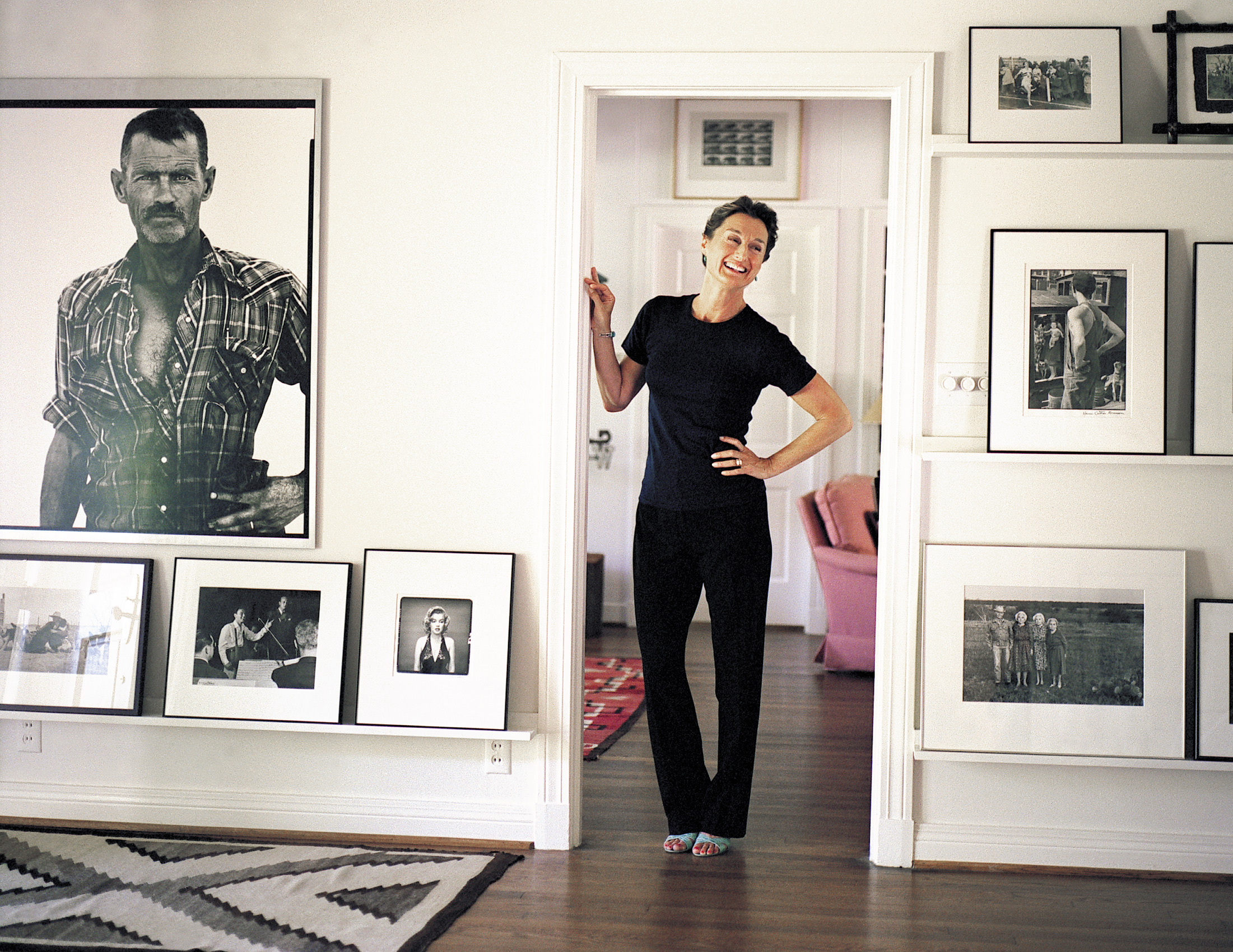 Laura Wilson photographed at home by Mali Azima. 