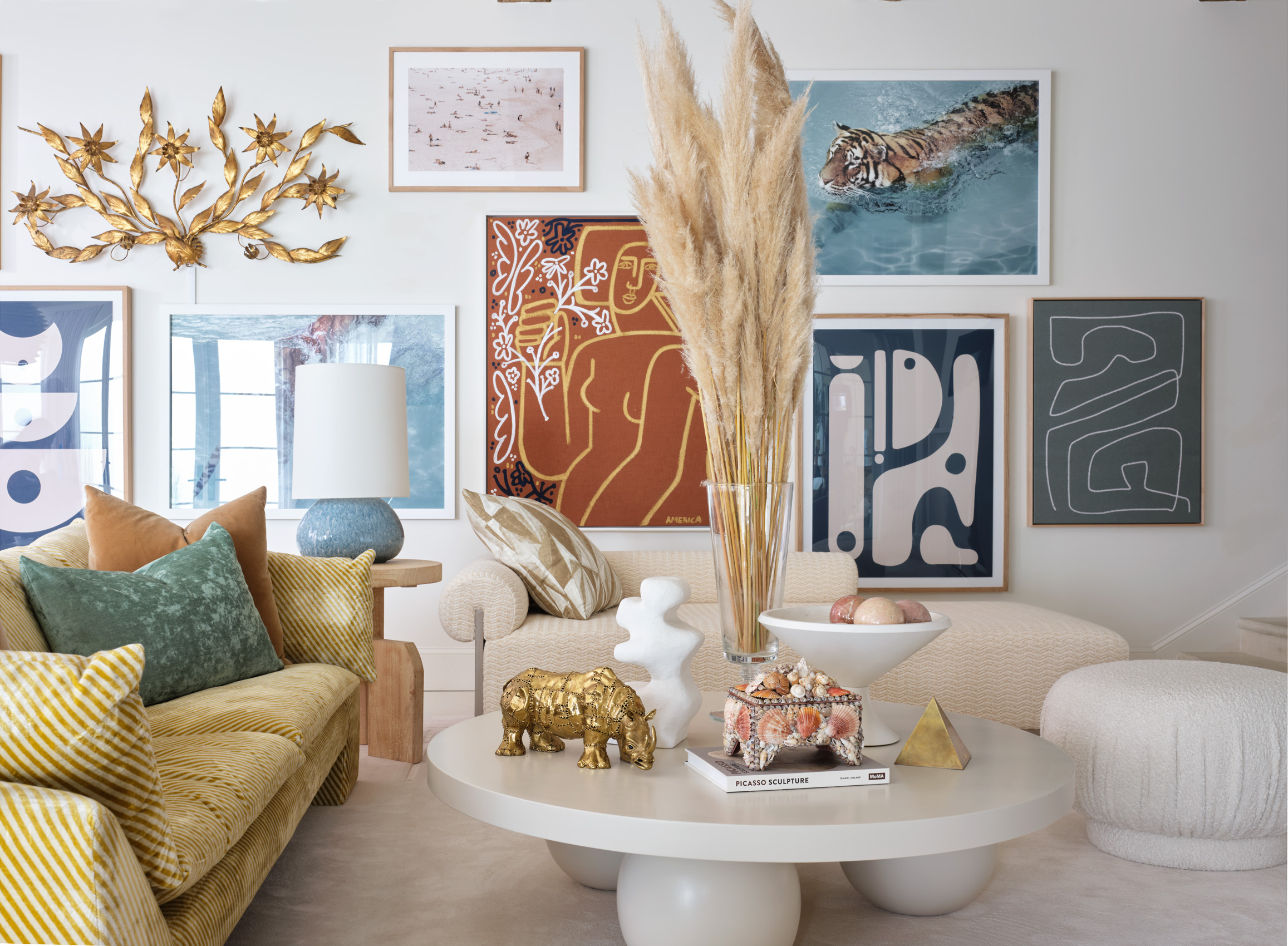 Alys Beach living room designed by Melanie Turner Interiors, photo by Mali  Azima. 