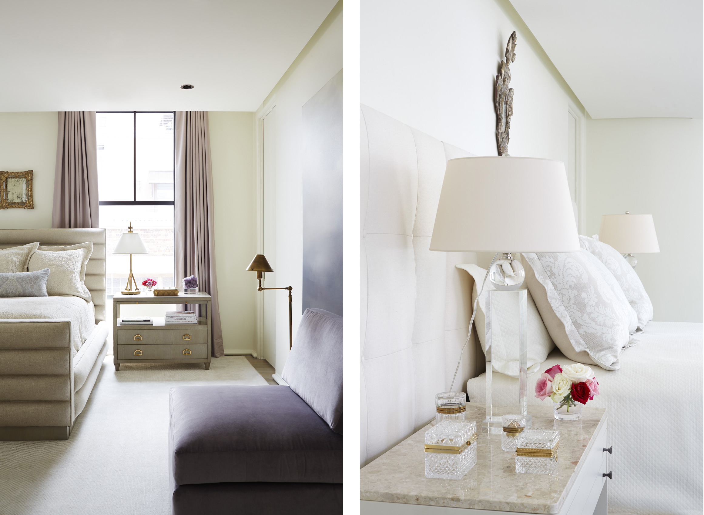 Melanie Turner Interiors bedrooms photographed by Mali Azima